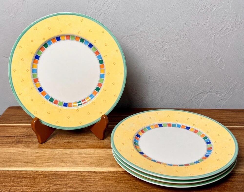 Villeroy & Boch Twist Alea Limone Plate 8” Yellow Fine China Discontinued